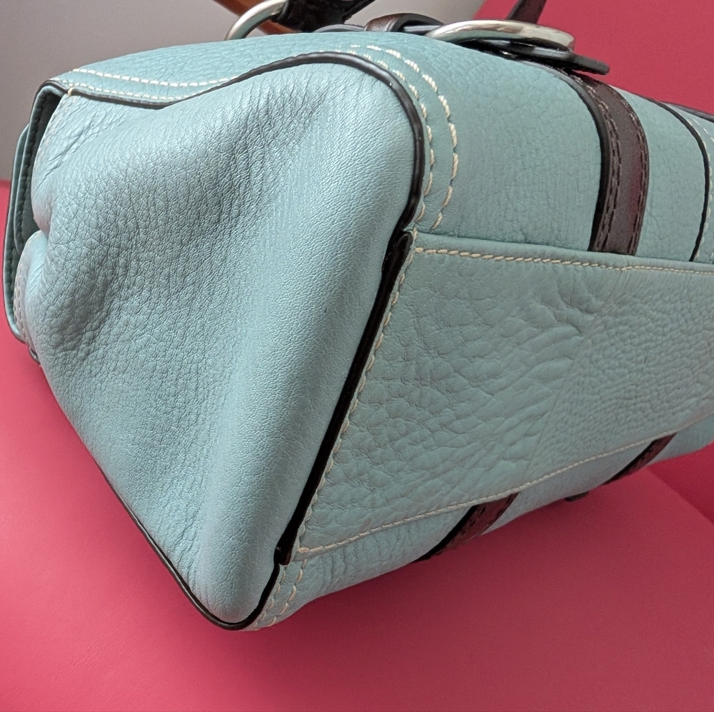 Coach Vintage Chelsea Satchel in Light Blue - EUC! - Picture 8 of 10